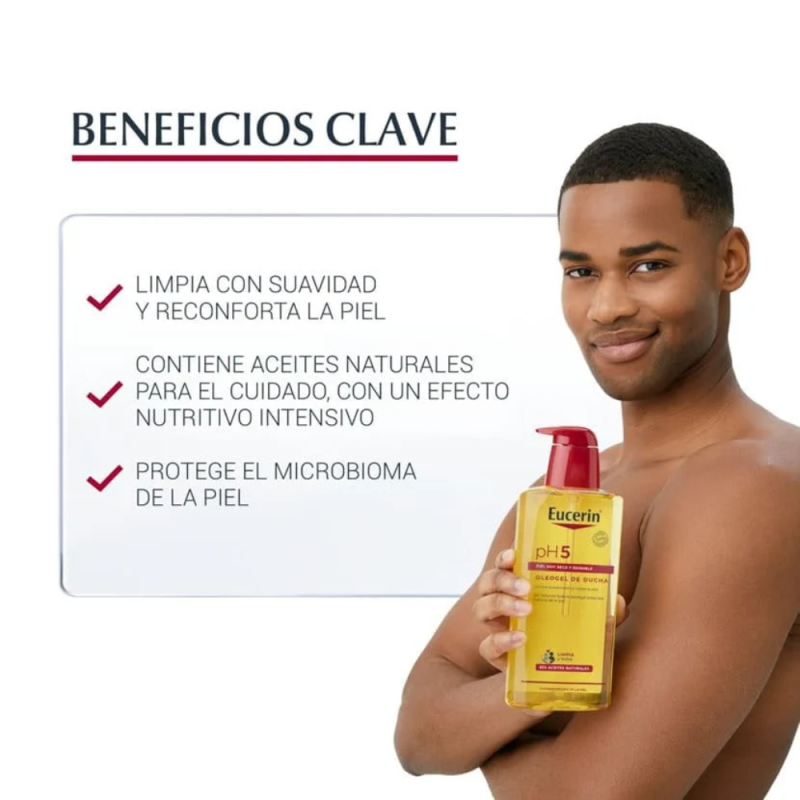 pH5 Oleogel de Ducha, 1 L. - Eucerin