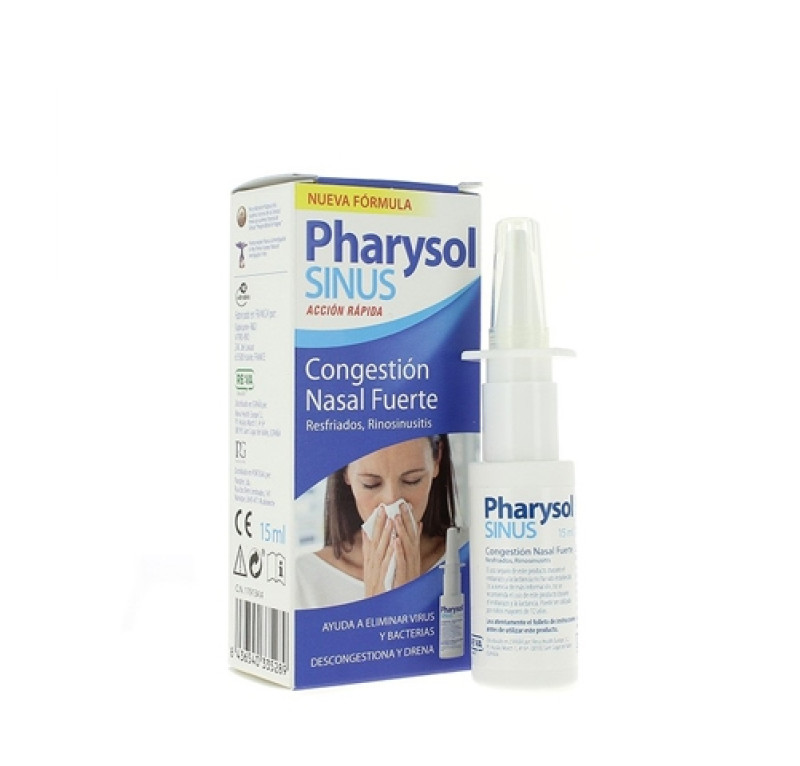 Pharysol Sinus  Descongestionante Nasal, 15 ml. - REVA