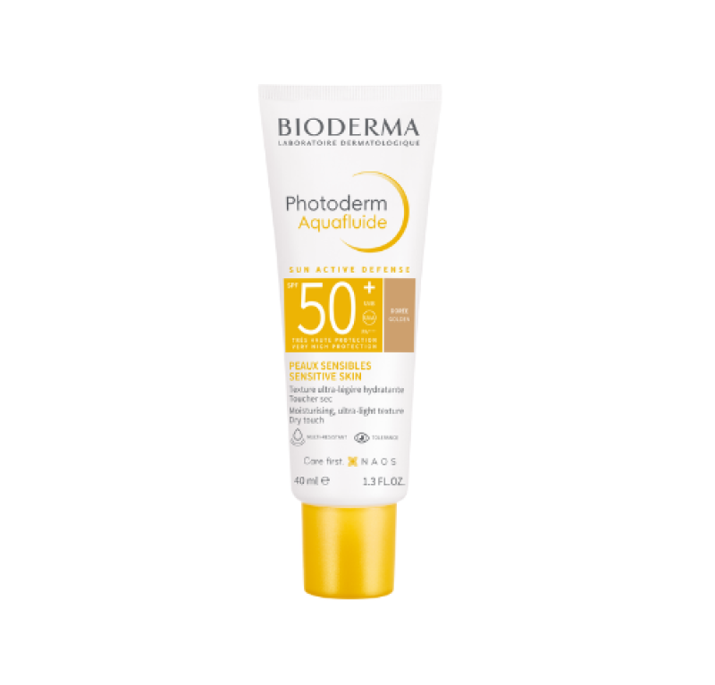 Photoderm AquaFluide Dorado SPF 50+, 40 ml. - Bioderma