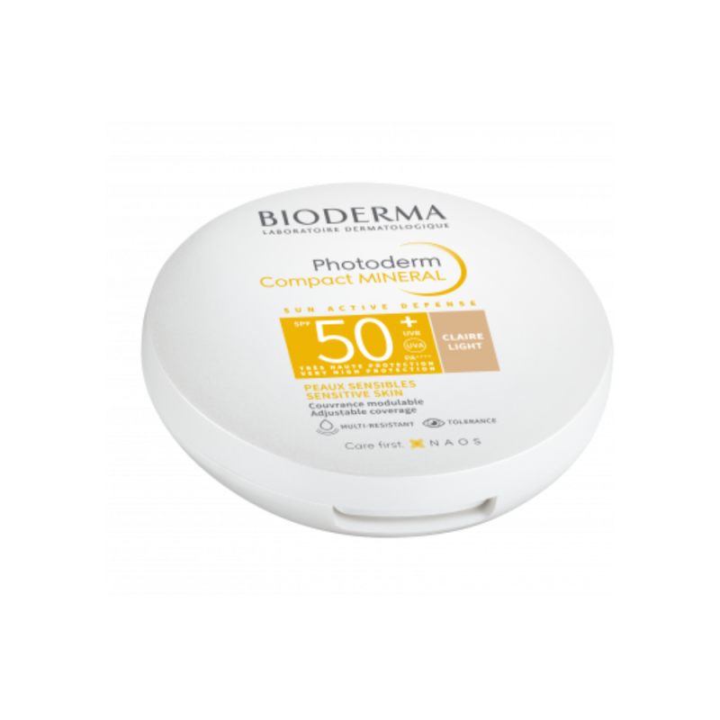Photoderm Compaco MINERAL SPF50+ Claro, 40 ml. - Bioderma