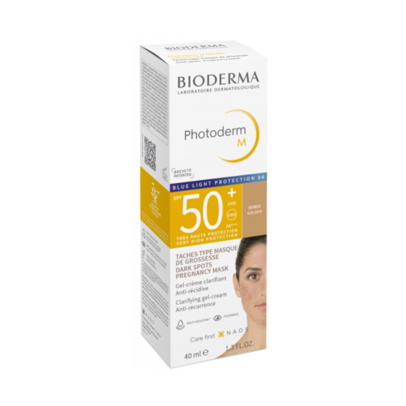 Photoderm M Gel-Crema SPF 50+ Color Dorado, 40 ml. - Bioderma