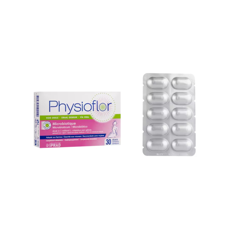 Physioflor 30 Cápsulas. - Laboratorio Iprad