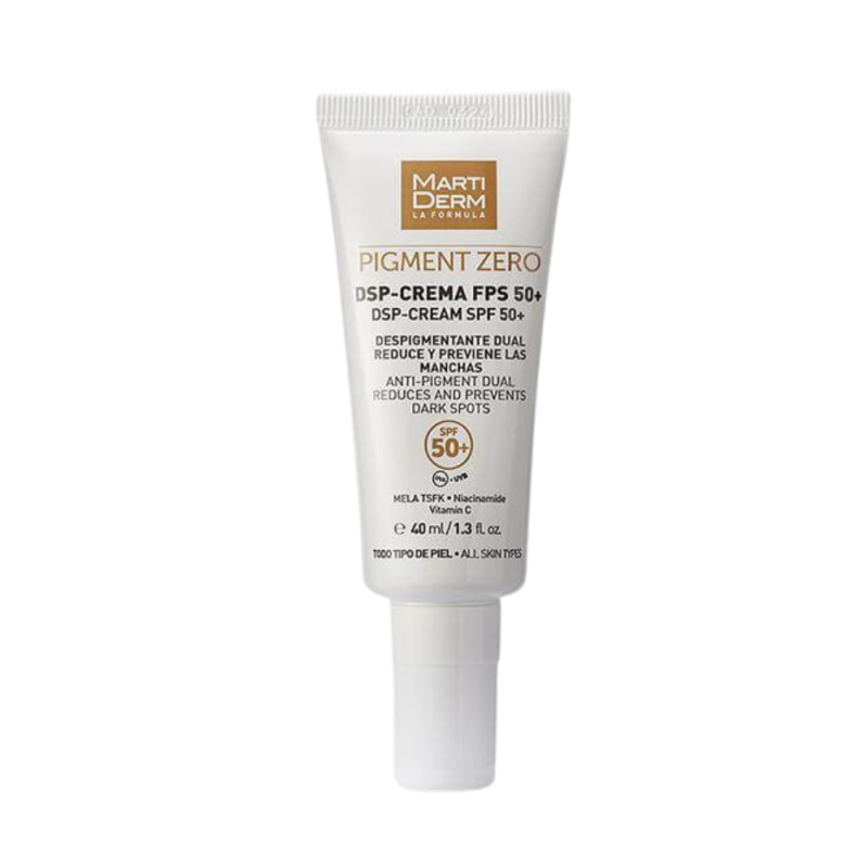 Pigment Zero DSP Crema FPS 50+, 40 ml. - Martiderm