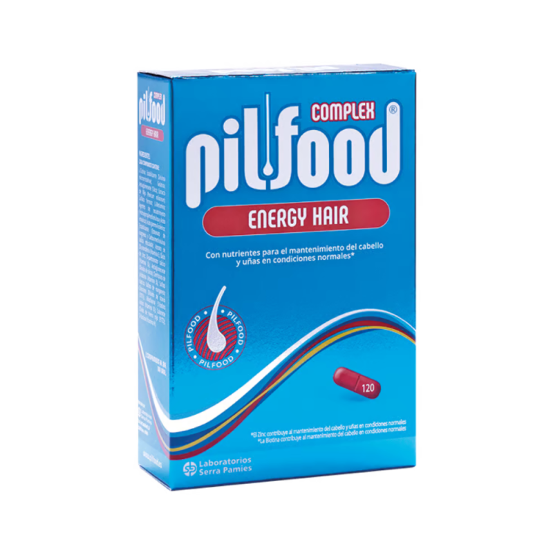 Pilfood Complex Energy Hair, 120 comprimidos. - Pilfood