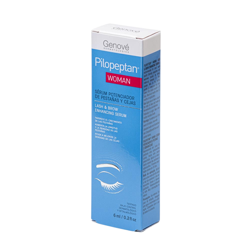 Pilopeptan Woman Sérum Potenciador De Pestañas Y Cejas, 6 ml. - Genové