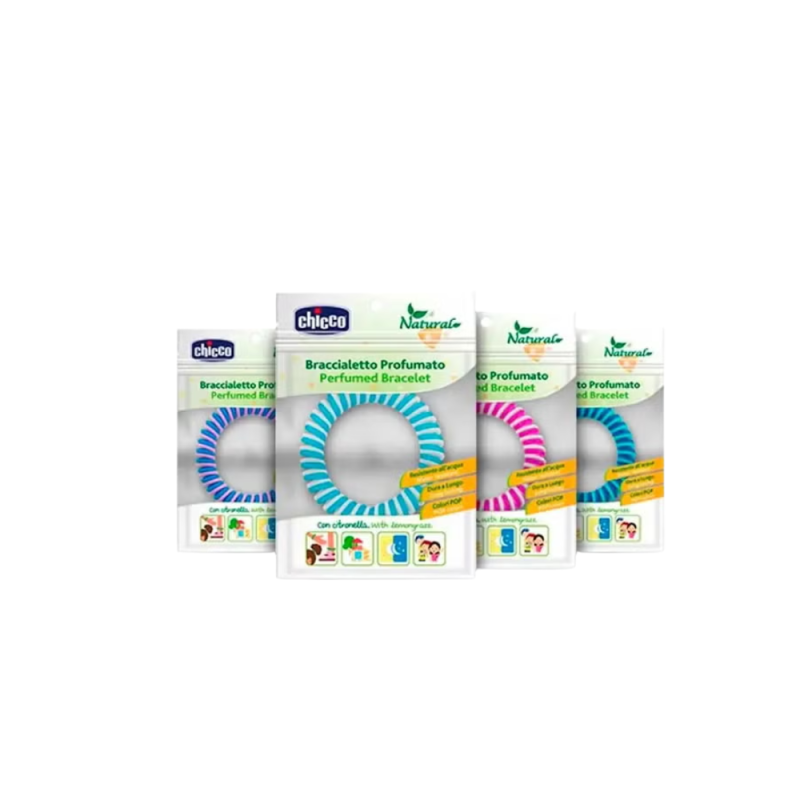 Pulsera Antimosquitos Perfumada Colores Surtidos 3A+. - Chicco.