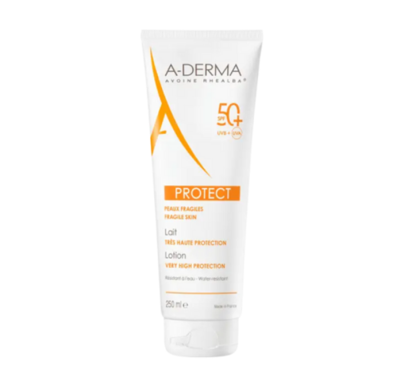 Aderma Protect Loción Solar SPF50+, 250 ml. - A-Derma