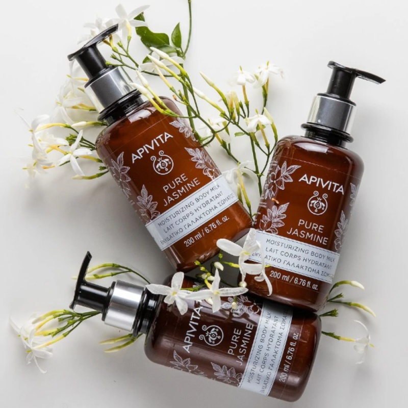 Pure Jasmine Leche Corporal Hidratante con Jazmín, 200 ml. - Apivita