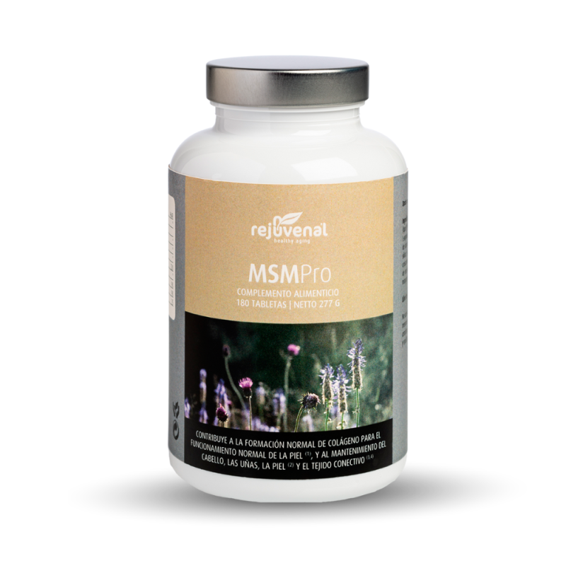Rejuvenal MSMPro 180 Tabletas, 277 g. - Salengei 