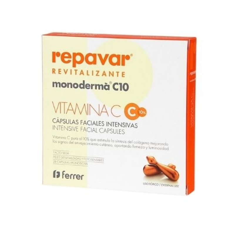 Repavar Revitalizante Monoderma C10, 28 cap. - Ferrer