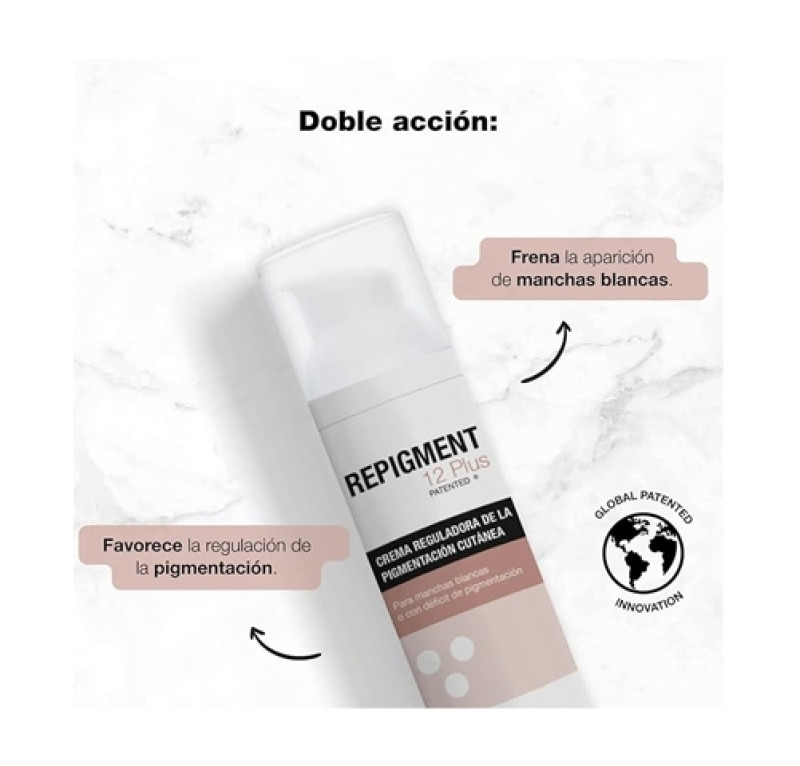 Pack Repigment 12 Plus, 75 ml. + Repigment Sunscreen SPF 30+ de Regalo!. - Bella Aurora