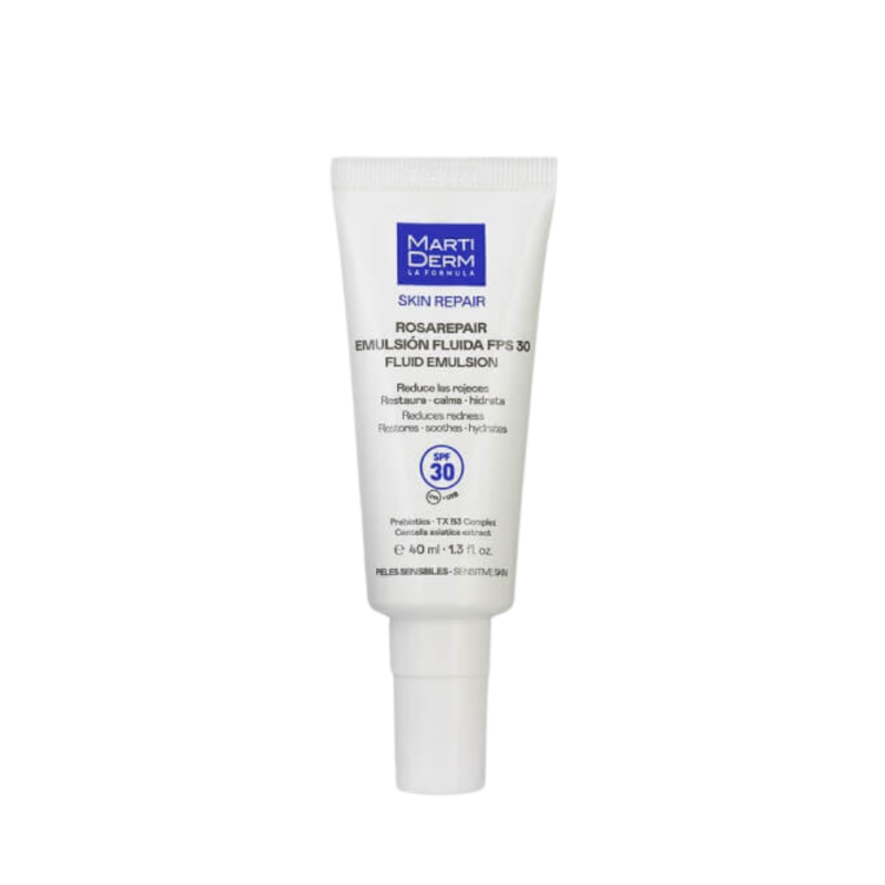Rosarepair Emulsión Fluida FPS 30,  40 ml. - Martiderm