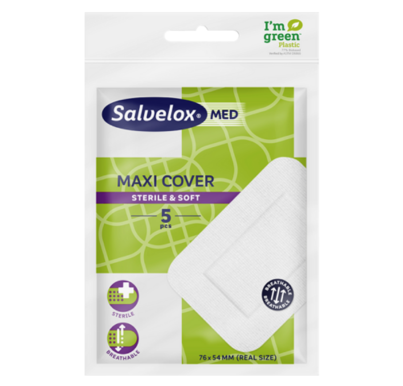 Salvelox  Maxi Cover Apósito 76 x 54 mm, 5 Ud. - Orkla