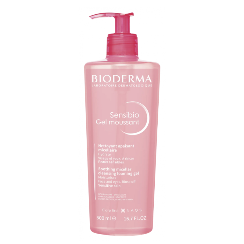 Sensibio Gel Moussant, 500 ml. - Bioderma