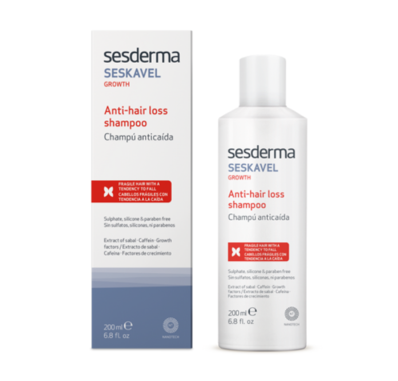 Seskavel Growth Champú Anticaida 200 ml. - Sesderma