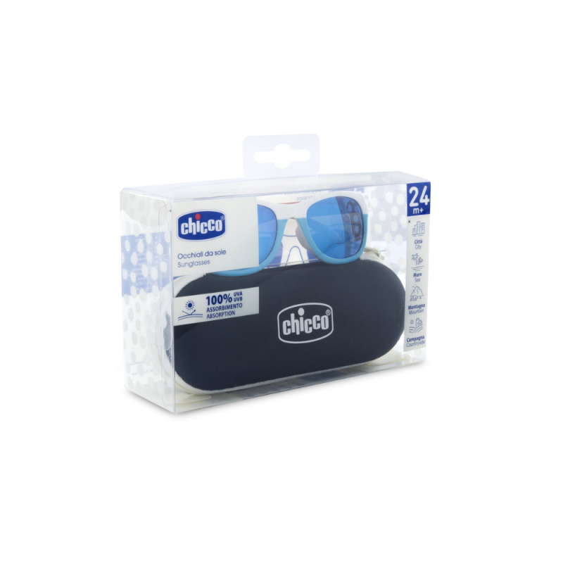 Gafas De Sol Azul Marino Con Protección UV, 24m+. - Chicco.