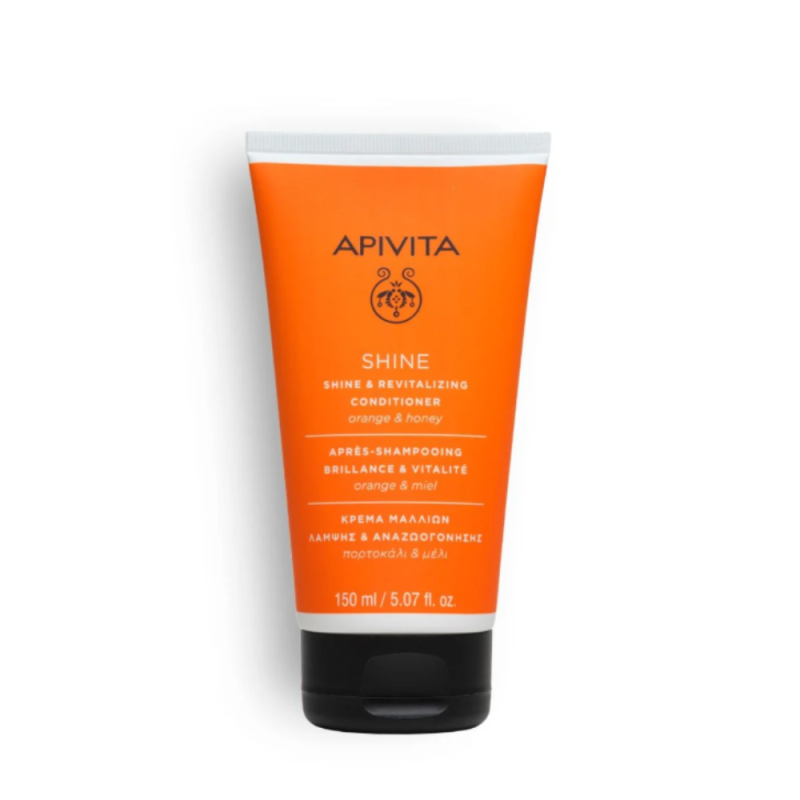 Shine Acondicionador Brillo y Vitalidad para todo tipo de Cabello, 150 ml. - Apivita