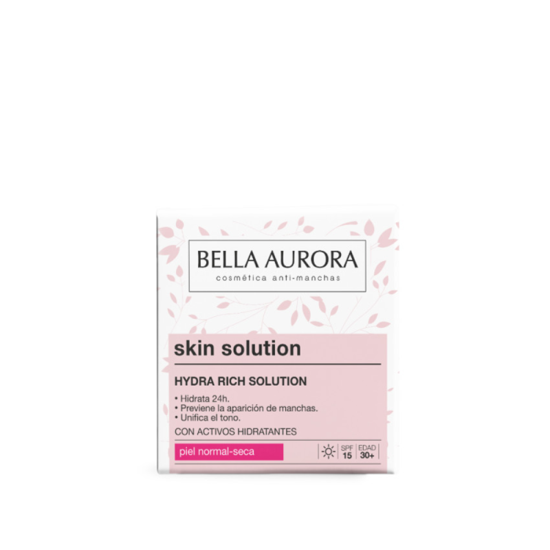 Skin Solution Crema Hydra Rich Intensiva Día , 50 ml - Bella Aurora Labs