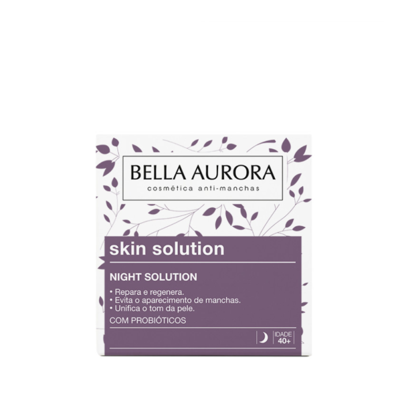 Skin Solution Noche Crema Antiedad y Bálsamo Reparador, 50 ml - Bella Aurora Labs