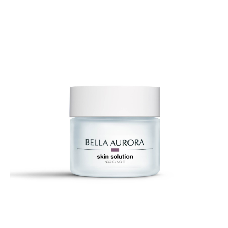 Skin Solution Noche Crema Antiedad y Bálsamo Reparador, 50 ml - Bella Aurora Labs
