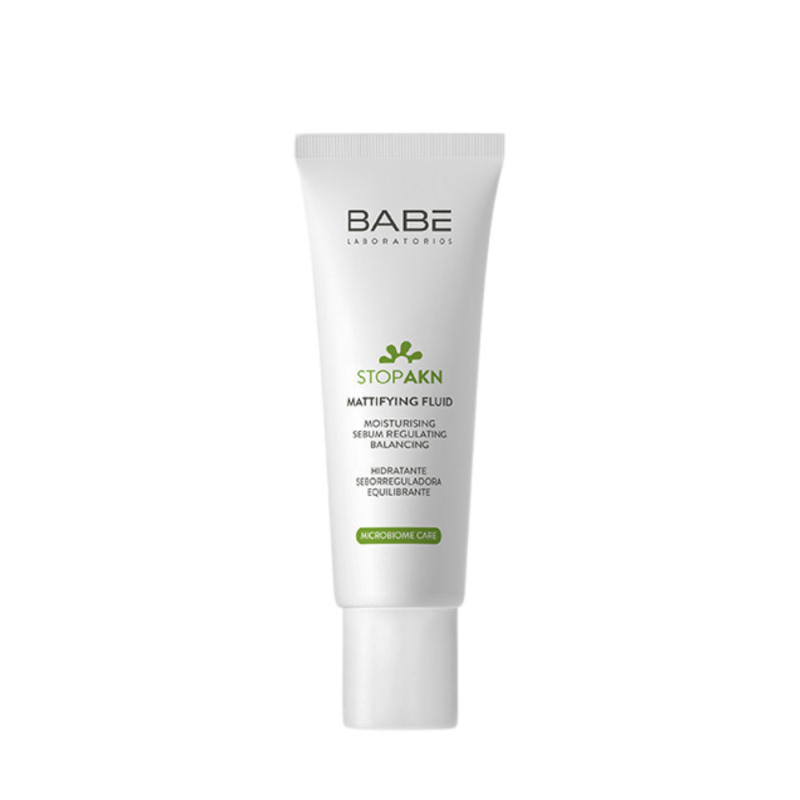 Stop Akn Fluido Matificante, 40 ml. - BABE