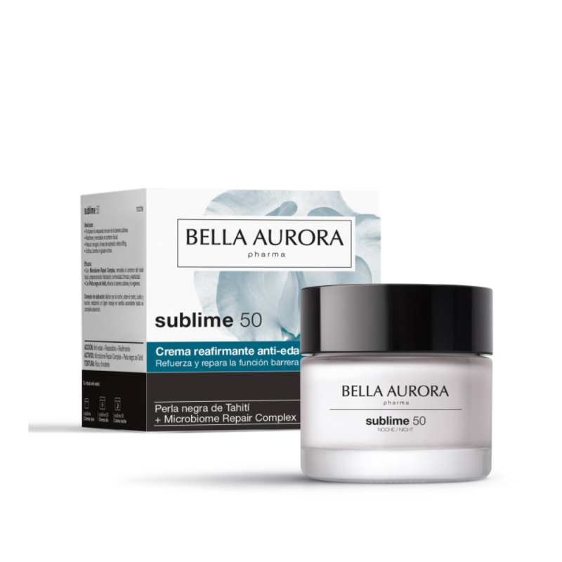 Sublime 50 Noche Crema Reafirmante Anti - Edad, 50 ml - Bella Aurora Labs