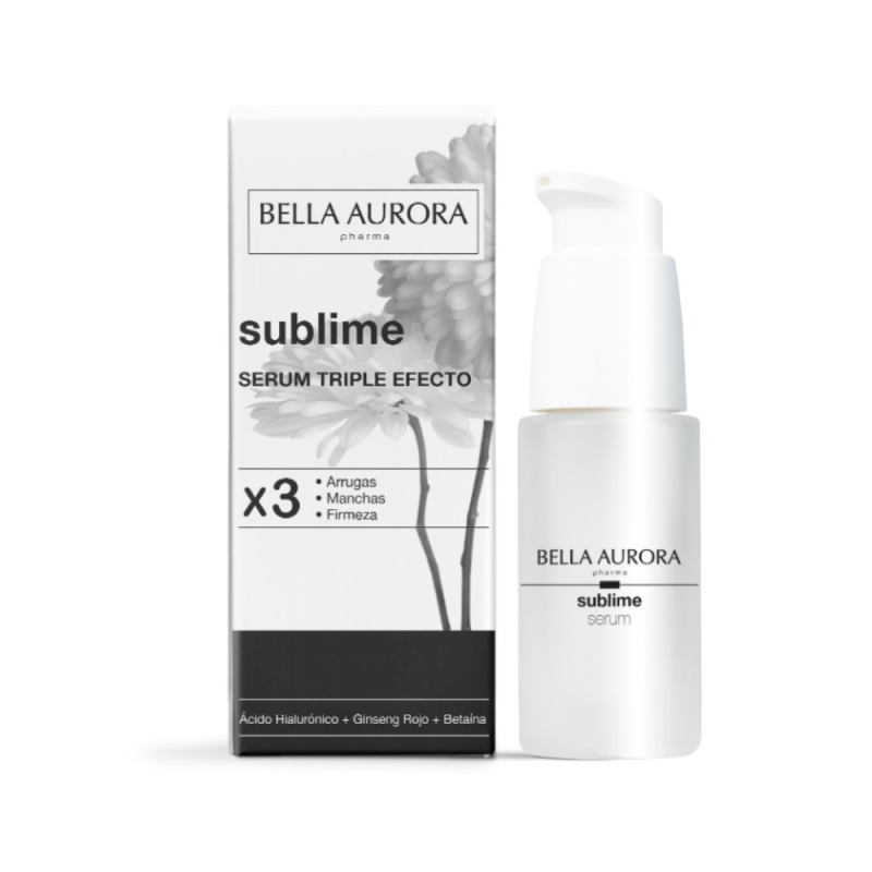 Sublime Sérum Triple Efecto, 30 ml. - Bella Aurora