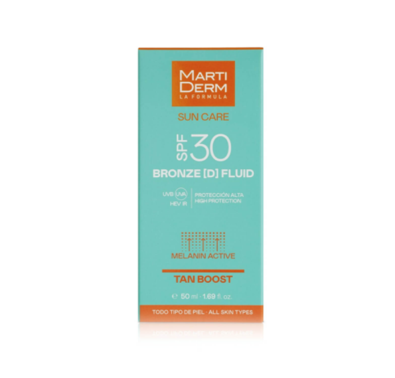 Sun Care Bronze (D) Fluid SPF30, 50 ml. - Martiderm