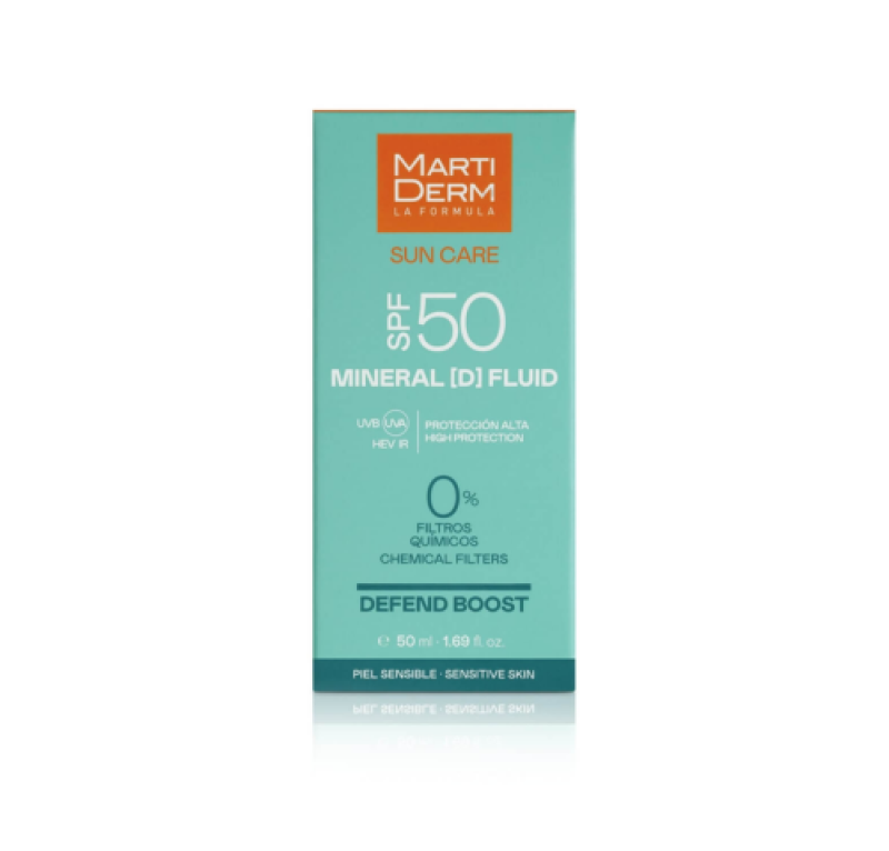 Sun Care Mineral (D) Fluid SPF50, 50 ml. - Martiderm