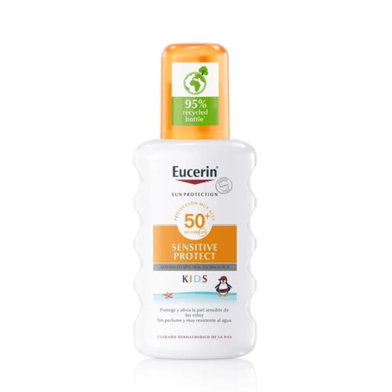Sun Kids Sensitive Protect Spray FPS 50+, 200 ml. - Eucerin