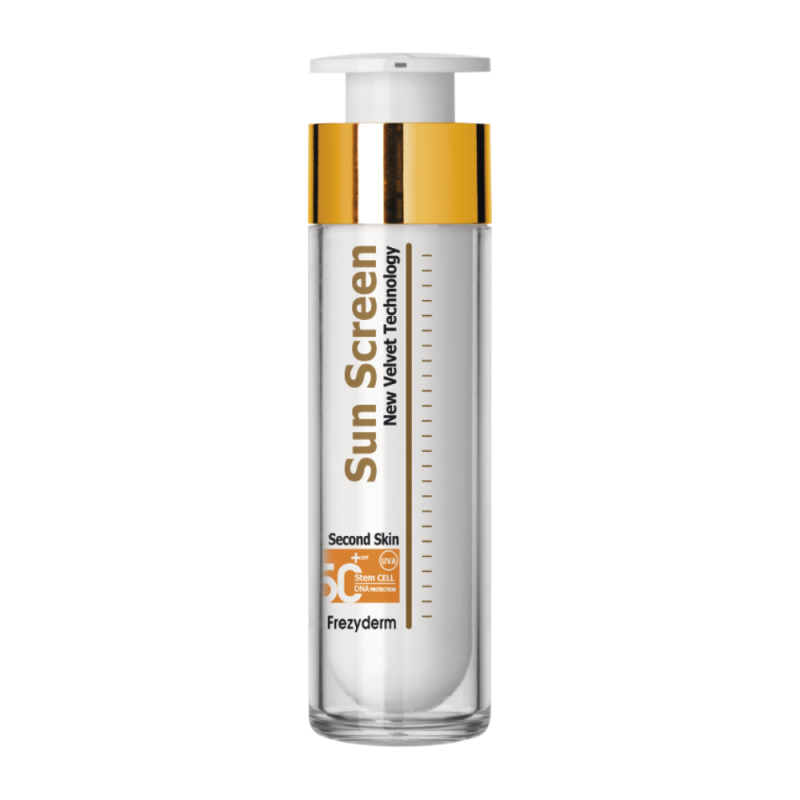 Sun Screen Velvet  SPF 50+ Second Skin Technology, 50 ml. - Frezyderm