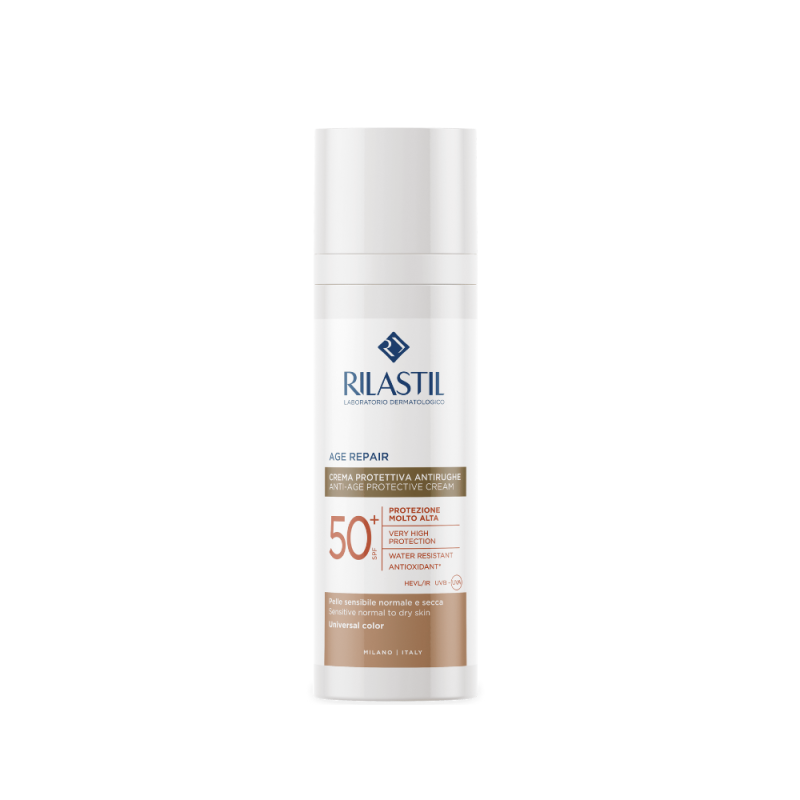 Sun System Age Repair SPF 50+ Color, 40 ml. - Rilastil