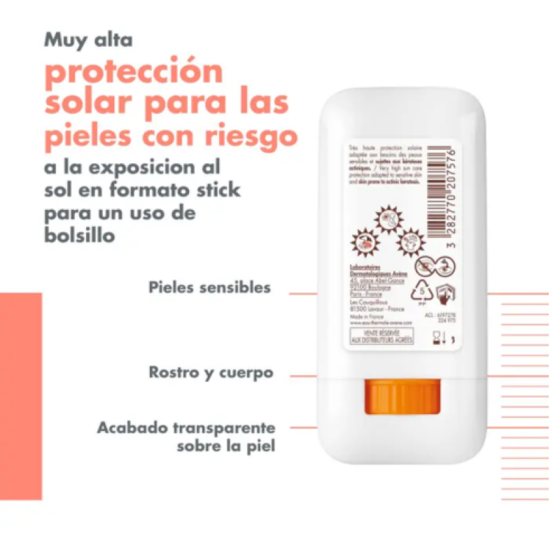 SunsiStick KA SPF 50+, 20 g. - Avene
