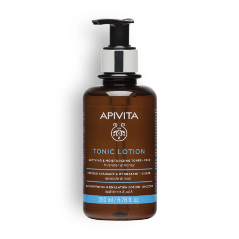 Tónico Facial 2 en 1 Calmante e Hidratante con Lavanda y Miel, 200 ml. - Apivita