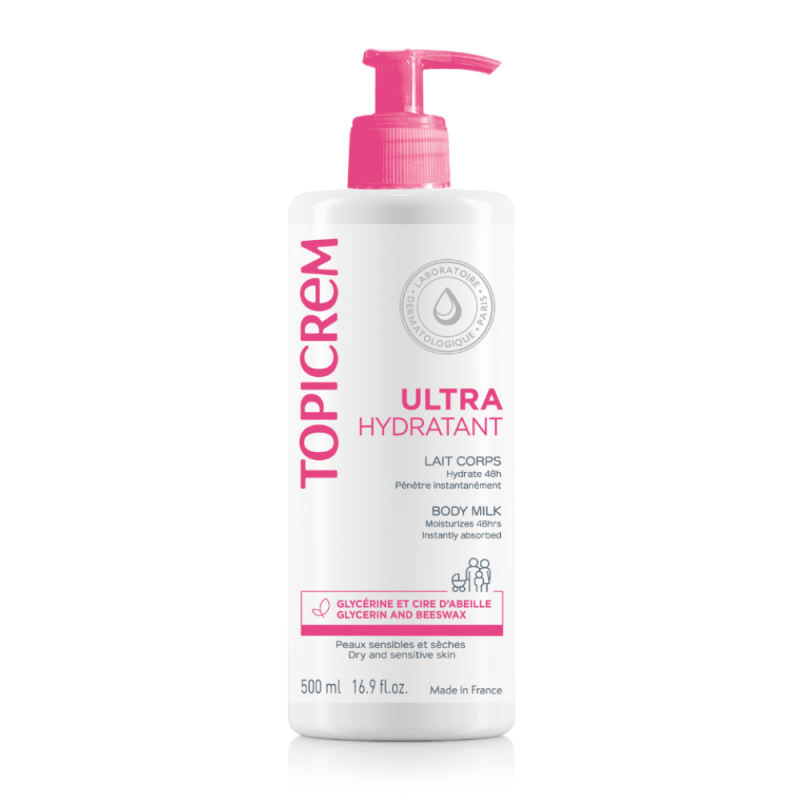 UH Leche Ultra- Hidratante Corporal, 500 ml. - Topicrem