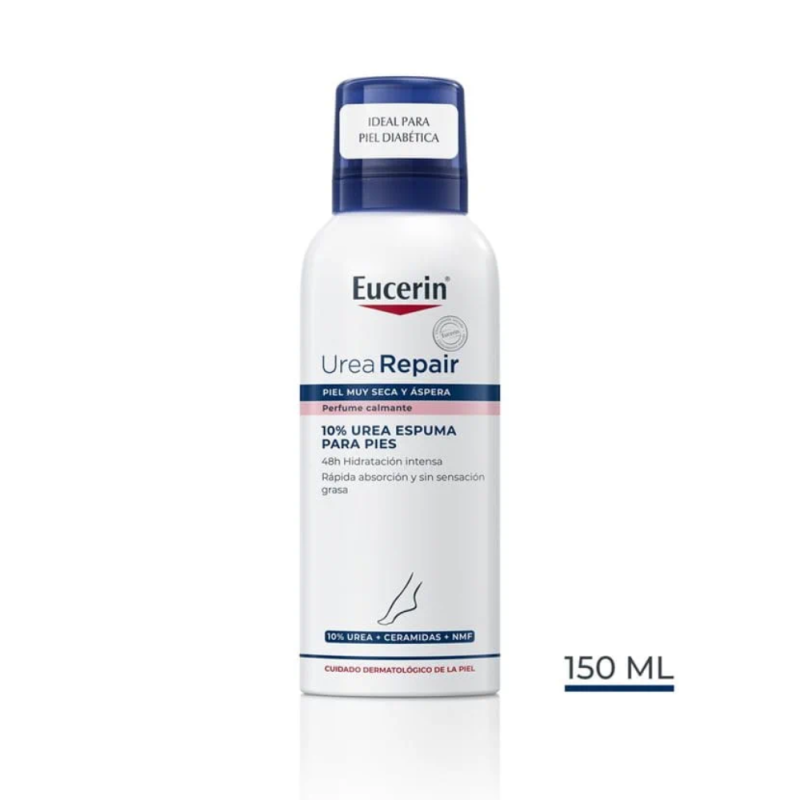 UreaRepair Espuma Pies 10% Urea, 150 ml. - Eucerin