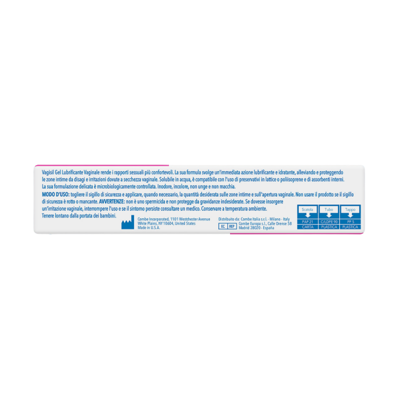 Vagisil Gel Lubricante Vaginal, 50 g. - Combe Europa