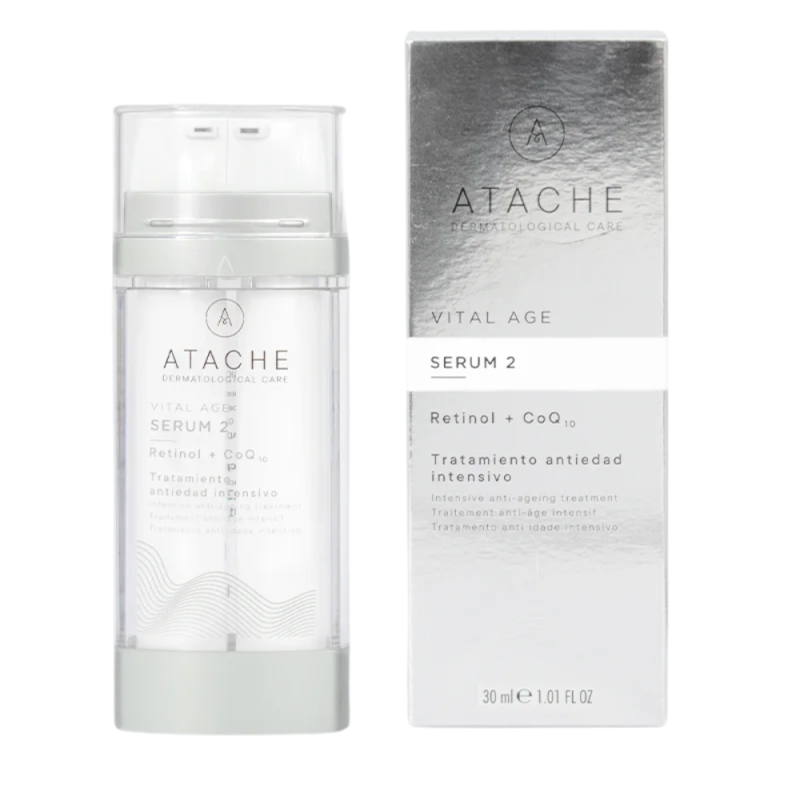 Vital Age Sérum 2 Retinol + CoQ10 Antiedad Intensivo, 30 ml . - Atache