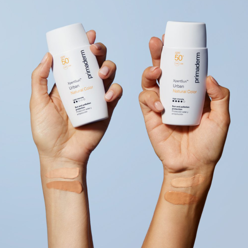 XpertSun Urban Natural SPF 50+ Color Light Intensity,  50 ml. - Primaderm